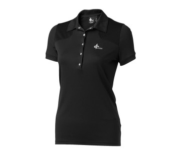 Cross Womens Martha Polo SS - Sort i str. Medium