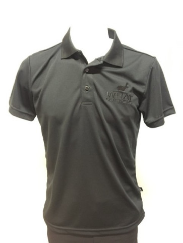 What Bunkers Herre Polo - Sort m/Stort skrift logo