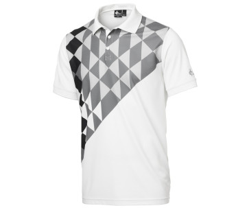 Cross Mens Blast Polo - Hvid i str. X/Large