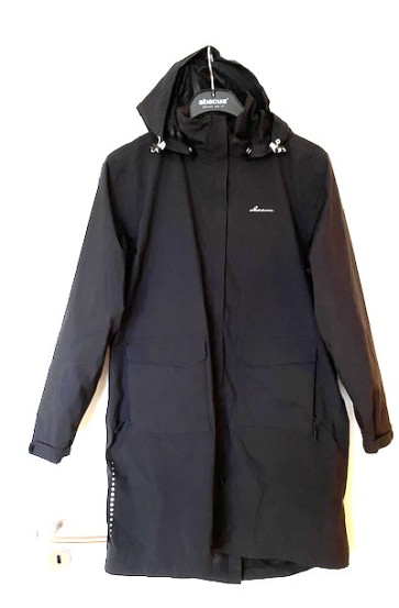 Abacus Womens Links Raincoat - Sort i str. Medium - (Kollektionsprøve) - (Vejl. udsalgspris er kr. 1.399,-)