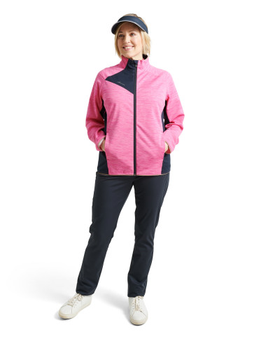 Abacus Womens Ardfin Softshell Jacket - Rose i str. Medium - (Kollektionsprøve) - (Vejl. udsalgspris er kr. 999,-)