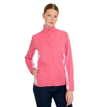 Abacus Womens Lanark Stretch Wind Jacket - Lipstick i str. Medium - (Kollektionsprøve) - (Vejl. udsalgspris er kr. 699,-)
