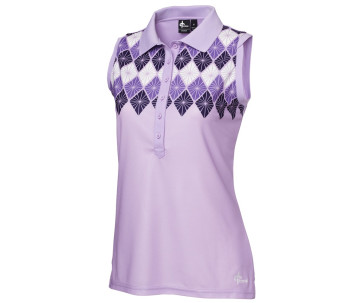 Cross Womens Augusta Polo SL - Soft Violet i str. Medium (Kollektionsprøve) (Vejl. Udsalgspris = kr. 549)