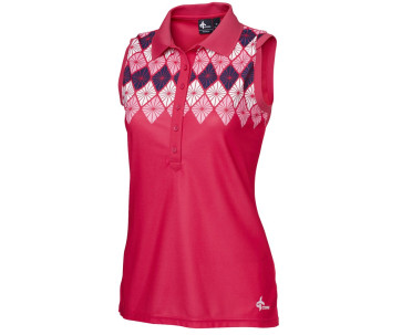Cross Womens Augusta Polo SL - Dark Raspberry i str. Medium (Kollektionsprøve) (Vejl. Udsalgspris = kr. 549)