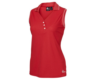 Cross Womens Glenna Polo SL - Scarlet i str. Medium (Kollektionsprøve) (Vejl. udsalgspris = kr. 549)