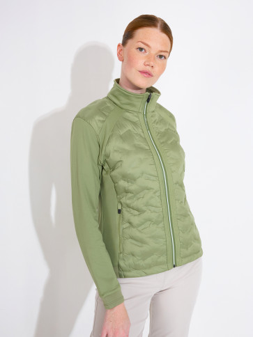 Abacus Womens Portrush Hybrid Jacket - Linden i str. Medium - (Kollektionsprøve) - (Vejl. udsalgspris er kr. 1.149,-)