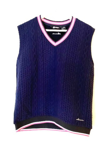 Abacus Womens Woburn Midlayer Slipover - Navy i str. Medium - (Kollektionsprøve) - (Vejl. udsalgspris er kr. 599,-)