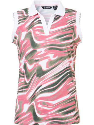 Abacus Womens Victoria Drycool Polo SL - Energy i str. Medium - (Kollektionsprøve) - (Vejl. udsalgspris er kr. 399,-)