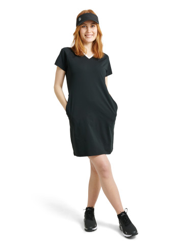 Abacus Womens Ives Dress - Sort i str. Medium - (Kollektionsprøve) - (Vejl. udsalgspris er kr. 799,-)