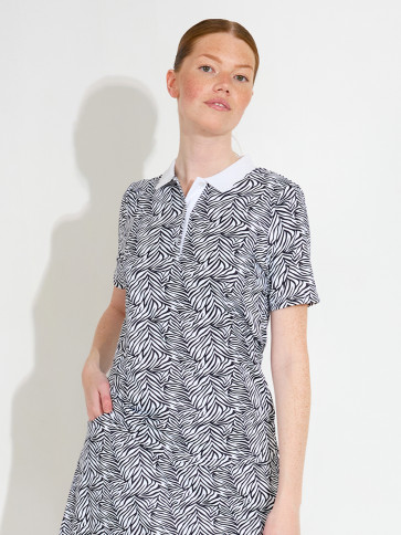 Abacus Womens Victoria Drycool Polo SS - Zebra i str. Medium - (Kollektionsprøve) - (Vejl. udsalgspris er kr. 499,-)