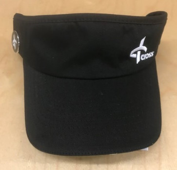 Cross Visor m/magnet - Sort i str. L/XL