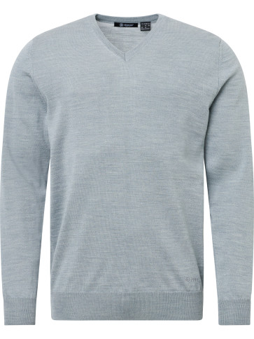 Abacus Mens Milano Pullover - Grey Melange i str. Small - (Kollektionsprøve) - (Vejl. udsalgspris er kr. 999,-)