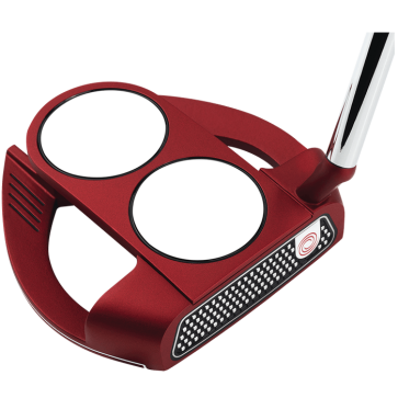 Odyssey O-Works Red 2-Ball Putter Fang Slant SuperStroke 2.0
