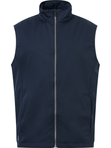 Abacus Mens Lytham Softshell Vest - Navy i str. Medium - (Kollektionsprøve) - (Vejl. udsalgspris er kr. 699,-)