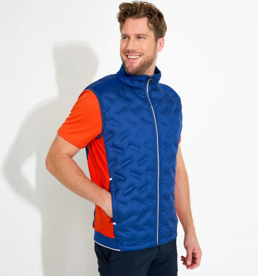 Abacus Mens Portrush Hybrid Vest - Lobster i str. Large - (Kollektionsprøve) - (Vejl. udsalgspris er kr. 999,-)