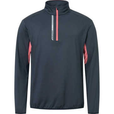 Abacus Mens Sherwood Halfzip Fleece - Exotic Coral i str. Medium - (Kollektionsprøve) - (Vejl. udsalgspris er kr. 599,-)