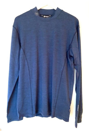 Abacus Mens Spey Longsleeve - Navy i str. Large - (Kollektionsprøve) - (Vejl. udsalgspris er kr. 399,-)