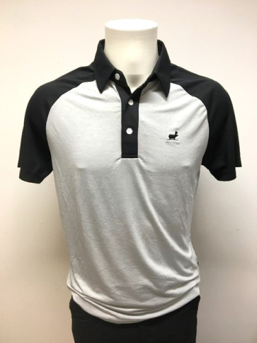What Bunkers Herre Polo - Grå m/Sort krave