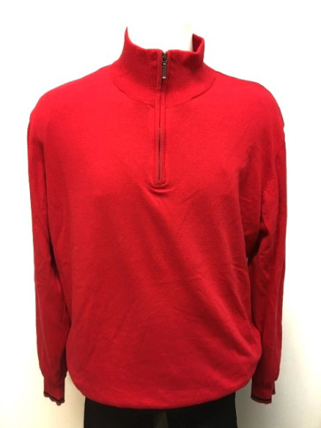 Abacus Herre Dubson Wind Stop Pullover - Rød i str. 2XL