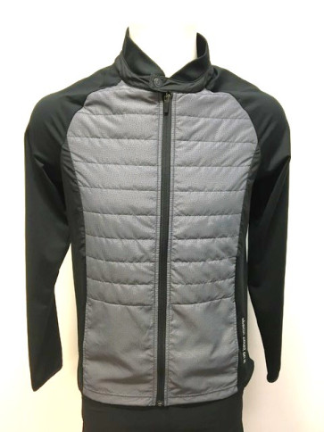 Abacus Herre Troon Hybrid Jakke - Grå/Sort