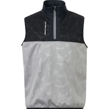 Abacus Mens Kingsbarns Hybrid Vest - Sort/Grå i str. Medium - (Kollektionsprøve) - (Vejl. udsalgspris er kr. 649,-)