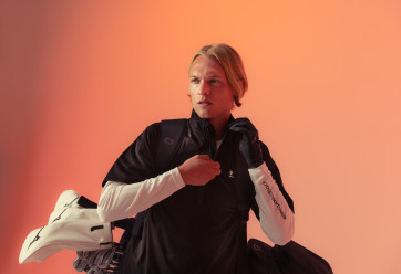 Cross Mens Wind Pullover SS - Navy i str. Medium - (Kollektionsprøve) - (Vejl. udsalgspris er kr. 999,-)