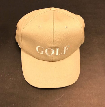 Cap - Tan m/GOLF