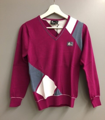 Cross Junior Jo V-hals - Purple Wine i str. 146/152