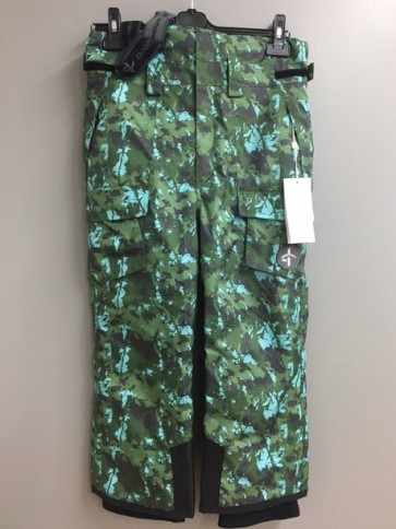 Cross Junior 2 Lags Ski Bukser - Multifarvet Grøn i str. 130