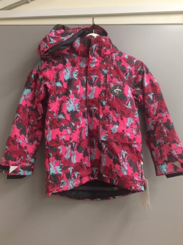 Cross Junior 2 Lags Ski Jakke - Multifarvet Pink i str. 130