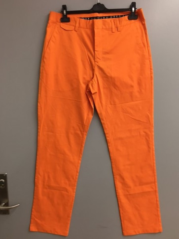 Cross Mens Byron H2Off Chinos - Orange - str. 34/34 (kollektionsprøve) - (Vejl. udsalgspris = kr. 899,-)