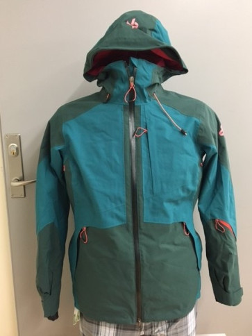 Cross Dame Edge 3 Lags Cargo Ski Jakke - Storm Green i str. Medium (kollektionsprøve) - (Vejl. udsalgspris = kr. 3.499,-)