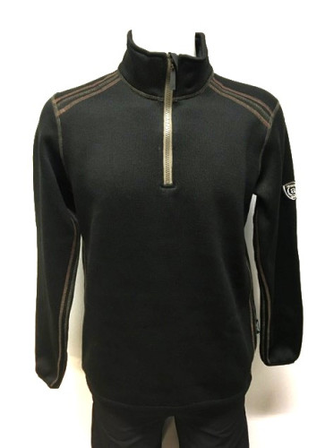 Abacus Herre Gozzer Fleece Sweater - Sort i str. Medium