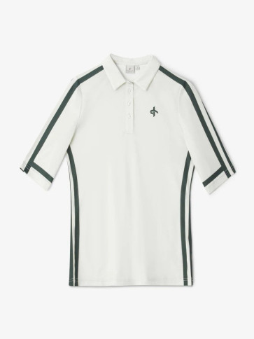 Cross Womens Peg Polo SS - Green Tint i str. Medium (Kollektionsprøve) - (Vejl. udsalgspris er kr. 599,-)
