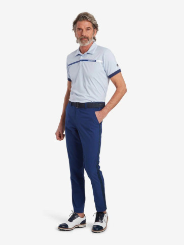 Cross Mens Caddy Polo - Xenon Blue i str. Large (Kollektionsprøve) - (Vejl. udsalgspris er kr. 599,-)