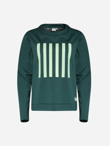 Cross Womens Active Crew Neck - Botanical Garden i str. Medium (Kollektionsprøve) - (Vejl. udsalgspris er kr. 899,-)