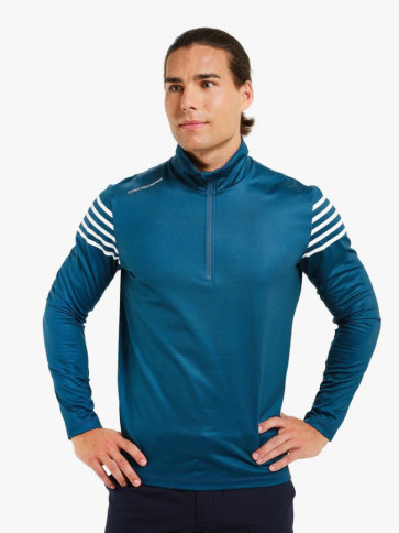 Cross Mens Sporty Half Zip - Dragonfly i str. 2XL