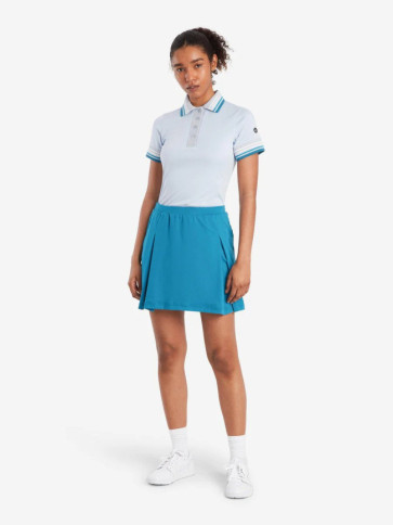 Cross Womens Stripe Polo SS - Xenon Blue i str. Medium (Kollektionsprøve) - (Vejl. udsalgspris er kr. 599,-)