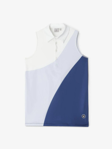 Cross Womens Flow Polo SL - Xenon Blue i str. Medium (Kollektionsprøve) - (Vejl. udsalgspris er kr. 599,-)