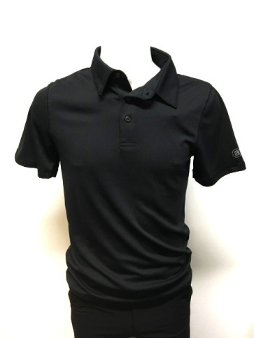 Abacus Herre Polo - Sort i str. Small
