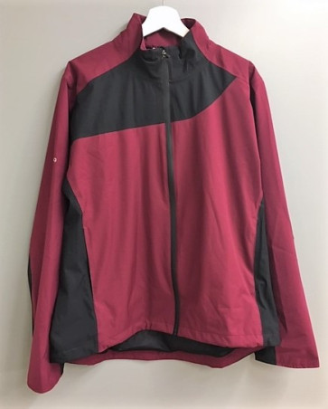 Ping Dame Regnjakke - Bordeaux/Sort - str. Medium