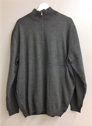 Palm Grove Herre Lined Sweater - Charcoal - str. Medium