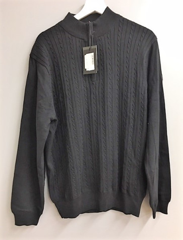 Palm Grove Dame Vind Sweater - Sort - str. XX/Large
