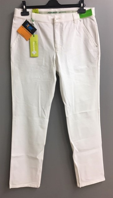 Alberto Herre Bukser - Hvide - str. 50