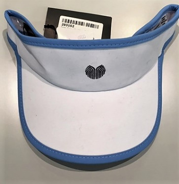 Palm Grove Dame Visor - One Size - Hvid/Lysblå