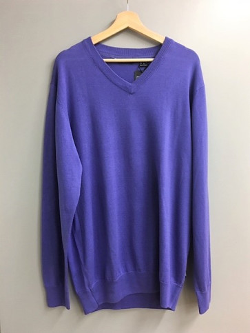 Abacus Herre Strik Sweater - Lilla - str. XX/Large