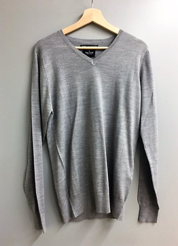 Tee Jays Herre Strik Sweater - Grå - str. Small