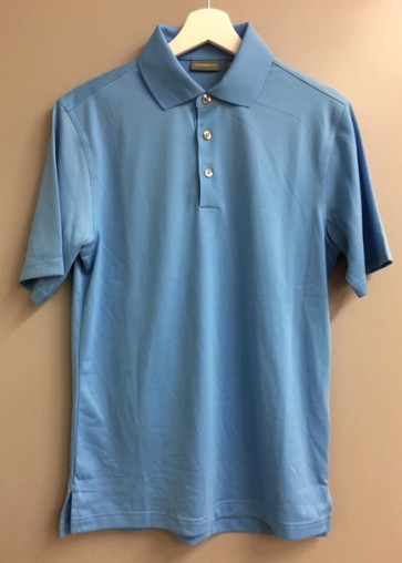 Glenmuir Herre Polo - Lyseblå - str. Small