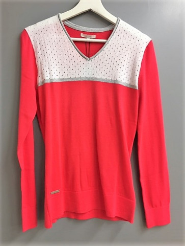 Adidas Dame Strik Sweater - Rød - str. X/Large