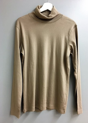 Daily Dame rullekrave bluse - Brun - str. XX/Large